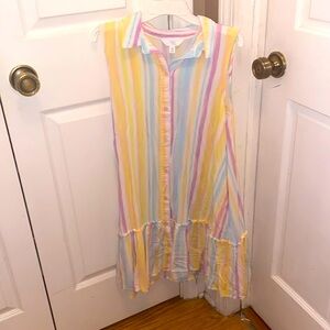 colorful spring dress